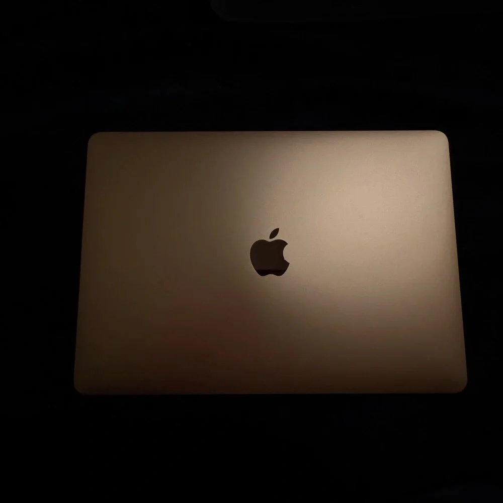 Apple Laptop in Gold Finish